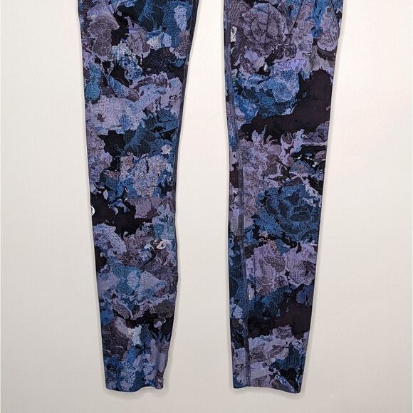 Lululemon Fast & Free 7/8 Tight II Nulux 25" Screen Camo Multi Leggings Size 4 - Picture 9 of 12